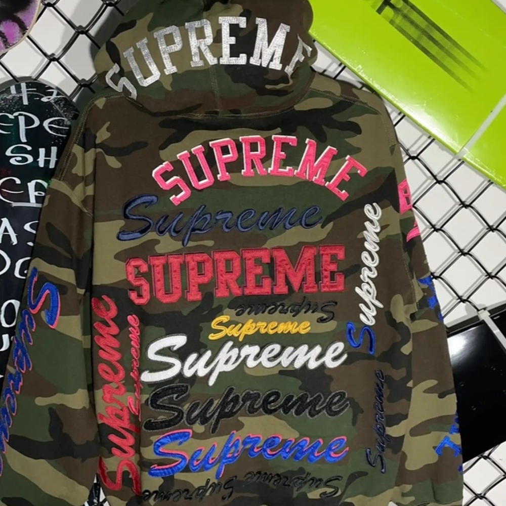 Multi-Logo Supreme Hoodie!